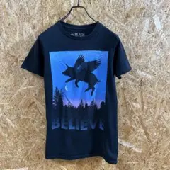 BLACKMATTER　Ｔシャツ　天使の豚　アニマルプリント　古着　送料無料