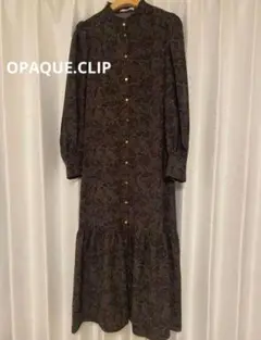 【大草直子さんコラボ】OPAQUE.CLIP ペイズリー柄ワンピース