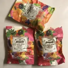 3個 クチャ 洗顔石鹼 ハイビスカス マンゴー