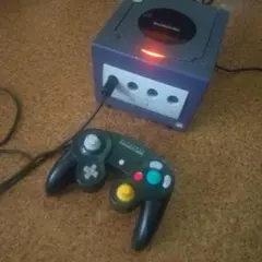 ゲームキューブ本体 紫 コントローラー付き ジャンク