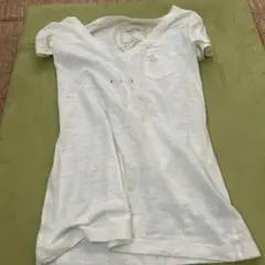 Abercrombie & fitch ホワイト Tシャツ Vネック