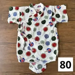 甚平 ロンパース 80cm