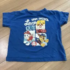 PAW PATROL 青 Tシャツ　パウ110