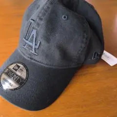 【タグ付新品】NEW ERA 9TWENTY LAロゴキャップ ブラック
