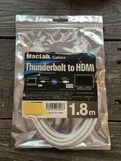 MacLab. Thunderbolt HDMI 変換 ケーブル 1.8m