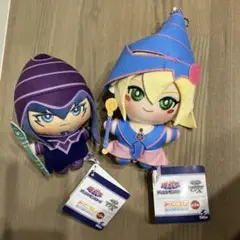 【未使用】遊戯王　ブラックマジシャン　ブラックマジシャンガール　みにコレ　セット