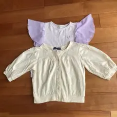 リトルエスティーbyエスティクローゼット　ラポシェビスキュイのTシャツ　パープル