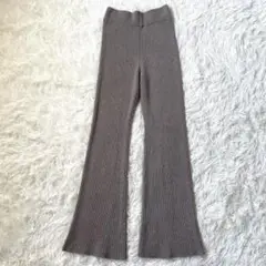 L'Appartement ドゥーズィエムクラス カシミヤ混 リブニットパンツ