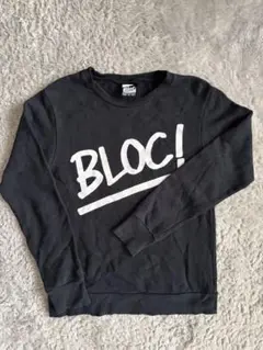 美品‼️BLOC! ブラック長袖トレーナー 160
