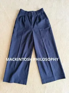 マッキントッシュフィロソフィー　ネイビー　パンツ