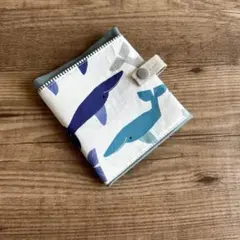 No.21 箱ティッシュの持ち運びができる☆ポータブルティッシュケース✳︎くじら