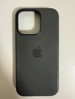 iPhone 16pro 純正シリコンケース グレー