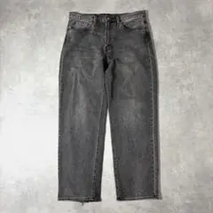 【美品】Levi's STAY LOOSE ブラック デニム W34 L32