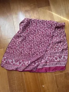 スカーフ　花柄