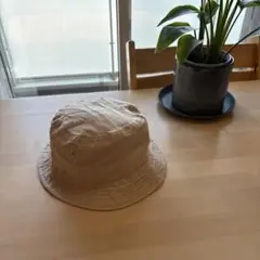 14+ バケットハット　ベージュ