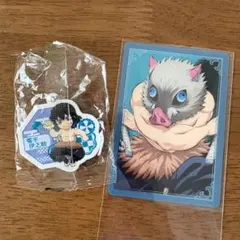 嘴平伊之助　箔押しカード　くら寿司　びっくらぽん　鬼滅の刃 劇場版 無限城