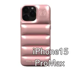 iphoneケース　iPhone15promax　ケース　ピンク　ダウン..