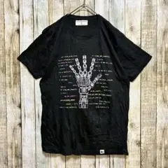 I45 ARTEGRAPHIA ロボットハンド 黒T プログラミング 個性派古着