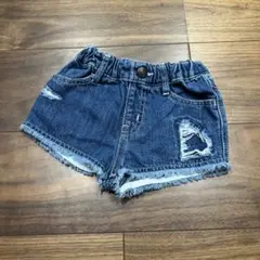 ブリーズ デニムショートパンツ 80