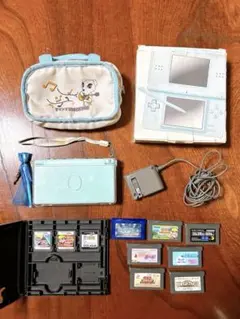 NintendoDSlite本体&ソフト&ゲームボーイアドバンスソフトまとめ売り