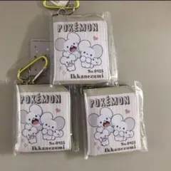 イッカネズミ　3個　新品　　ポケモン　L字ミニミニポーチ　ポケットモンスター