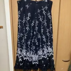 n.NAOTO Blood レースロングスカート