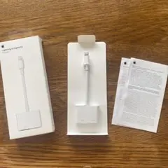 Apple純正　HDMI変換アダプター Lightning端子