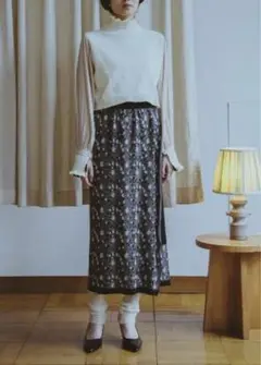 ユキシマネ yuki shimane ニットラップスカート