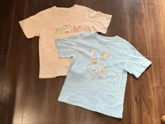 ユニクロ　すみっコぐらし　半袖　UT 150 ピンク　水色