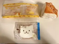 スクイーズ まとめ売り クマのチーズパン アニマルふわふわ食パン 猫