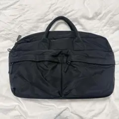 poik ミドルマルチポケットクロスバッグ BLACK