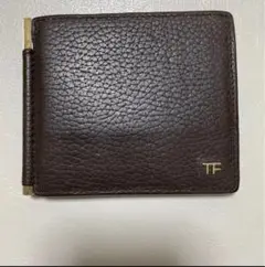 TOM FORD 二つ折り財布 ブラウン