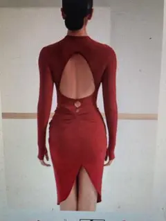 お値下げ！ヨーロッパラテンドレス　ダークレッド　Sサイズ