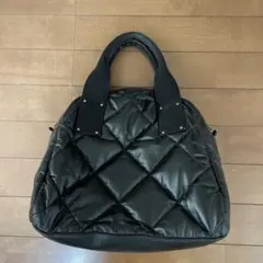HAYNI キルティング ブラック トートバッグ