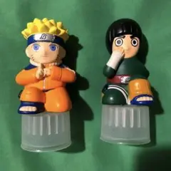NARUTO うずまきナルト　ロック・リー　ボトルキャップフィギュアまとめ売り