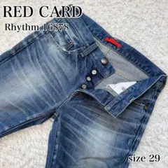 RED CARD Rhythm 16878 スキニーデニム 29 ボタンフライ