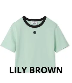 LILY BROWN✖️MARY QUANT バリュエーション　クロプットTシャツ