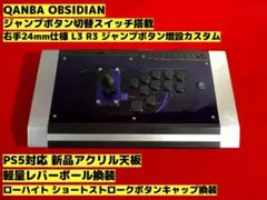 SiG　Qanba Obsidian φ24増設ボタン天板セット Qanba Obsidian φ24増設ボタン天板セット （東雲Arcade