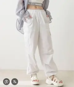 OLIVE des OLIVE カーゴパンツ白