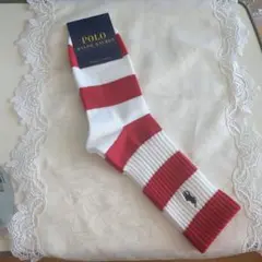 新品未使用　POLO RALPH LAUREN ストライプソックス