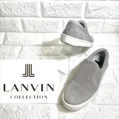 【美品】LANVIN COLLECTION キラキララインストーン スリッポン
