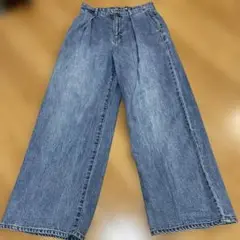 イエナ　タックワイドデニム　36