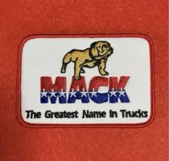 A1280 米国　ヴィンテージ復刻　Mack トラック　刺繍パッチ　アイロン