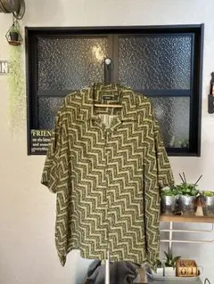 美品！GOCHU　開襟シャツ　3XL 4Ｌ　和柄　総柄　アロハ　ビッグサイズ