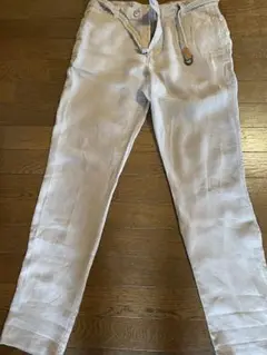 ZARA MAN ザラマン メンズ リネンパンツ 麻混 ベージュ