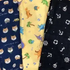 ダブルガーゼ　ハギレ　3枚　国産　綿100％