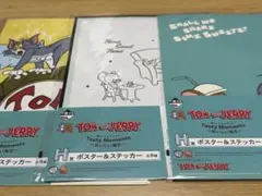 1番くじ　トムandジェリー 　　　ポスター＆ステッカー3点