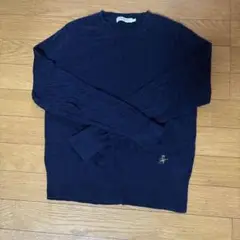 ケーブル編みコットントップス