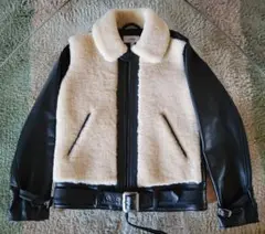 HYKE 定価25万円 新品同様 名作 ムートン レザージャケット
