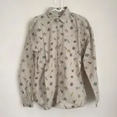 柄シャツ M